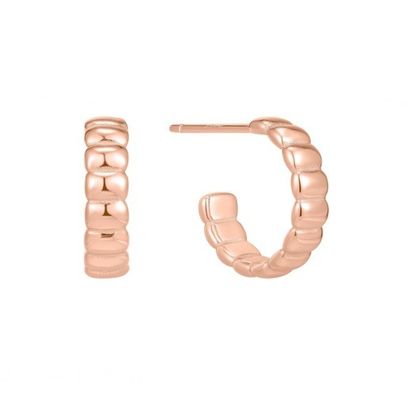 Customized Logo 925 Sterling Silver Small Hoop Earrings for Girls Classic Design