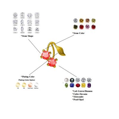 925 스털링 실버 18K 골드 도금 나비 스터드 귀걸이 1.5g