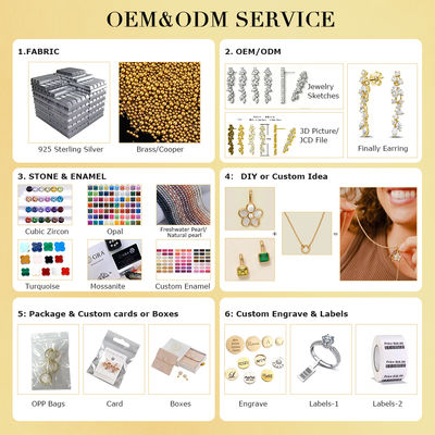 트렌디 14K 금 도금 지르콘 드롭 파베 허기 이어링, 프로필 직경 9.5mm, 총 드롭 12mm