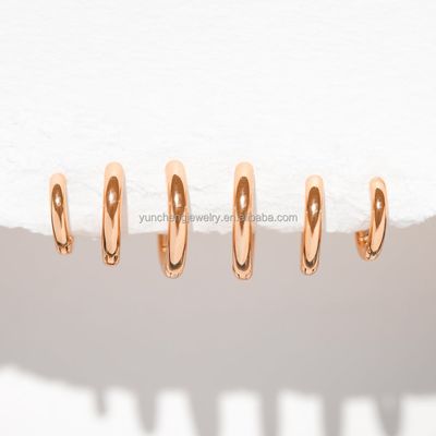 은 얇은 보석 미니멀 18K 금 9MM 11MM 13MM 허프 세트 FedEx DHL UPS TNT EMS 배송