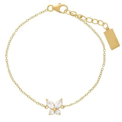 14K 금으로 접힌 나비 매치 팔찌 925 스터링 실버 50 pcs MOQ