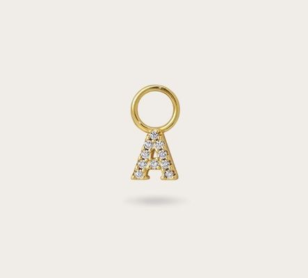 로고 925 및 사용자 정의 미니 18K 금 초기 매력이 925 스터링 은하 개인 Pendant