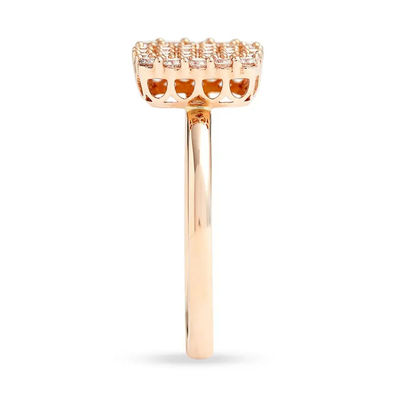 2024 반지 브라질 파브 화이트 CZ 실버 반지 고급 보석 패션 액세서리