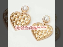 당신의 사업에 맞는 완벽한 짝의 스터링 실버 귀걸이를 찾아서 저렴한 가격으로